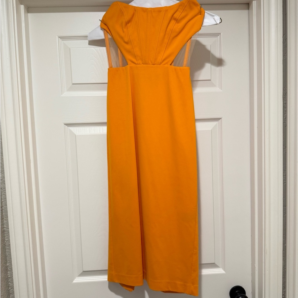 *like new* REVOLVE Leighton Midi Dress in Orange XS